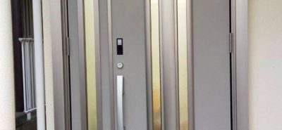 施工事例：タッチキー式で快適なドア（京都市）