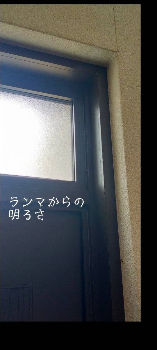窓ドア京橋駅前店のLIXIL　リシェント3　C20Nランマ付き　片開き手動ドア　オータムブラウン(大阪府柏原市）の施工後の写真2