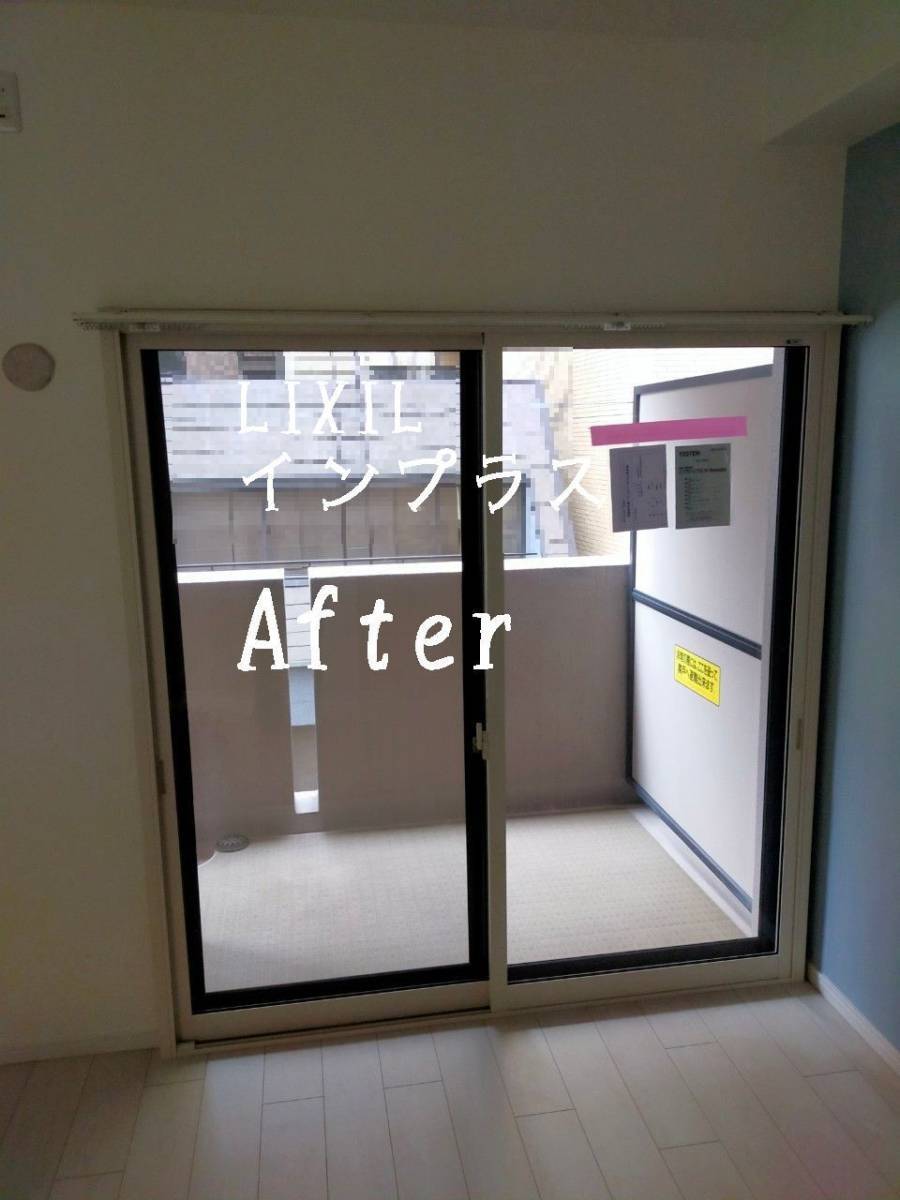 窓ドア京橋駅前店の中央区　リクシル　インプラス　二重窓　　単板（SG）　5ヶ所施工❕😊の施工後の写真1